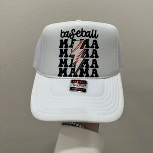 OTTO White Baseball Mama Cap